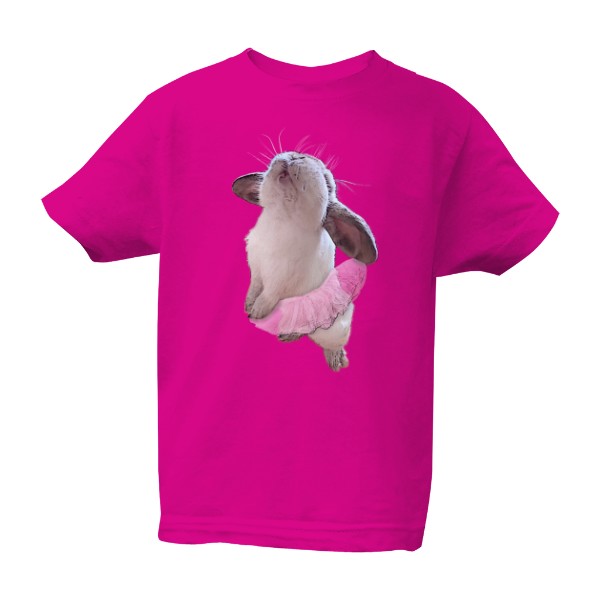 Tričko s potiskem Balet králík