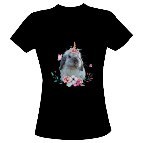 Tričko s potiskem králíkorožec